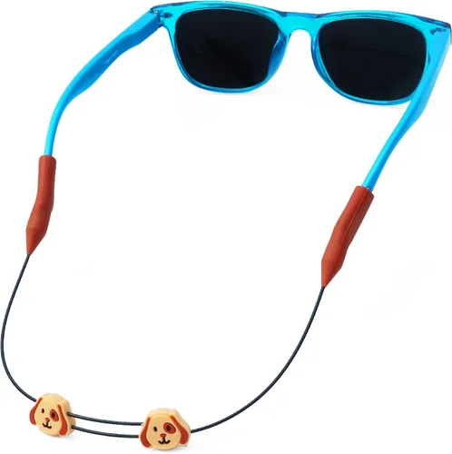 Vista 14 de Pilotfish Correa para lentes de sol para niños, soporte ajustable para lentes de sol sin cola para niños y niñas