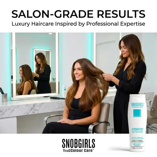 Vista 6 de SNOB GIRLS Champú biotina para cabello fino y adelgazante, voluminizador, fortalecimiento y densidad, fórmula vegana con aceite de argán, NORMADENSE