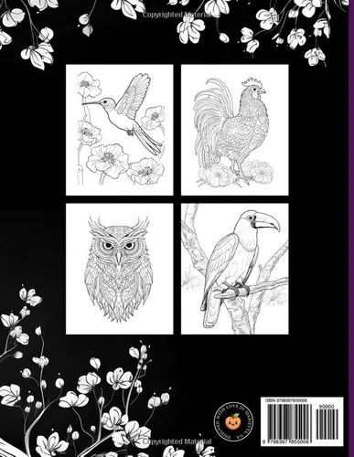 Vista 2 de Birds of the World A Whimsical Coloring Book for Adults