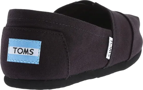 Vista 5 de TOMS - Mocasines tipo alpargata para mujer, negro, 8