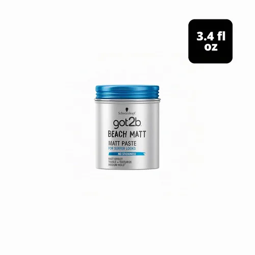 Vista 2 de Schwarzkopf got2b Beach Matt Surfer Look - Pasta mate de 3.5 onzas, paquete de 6