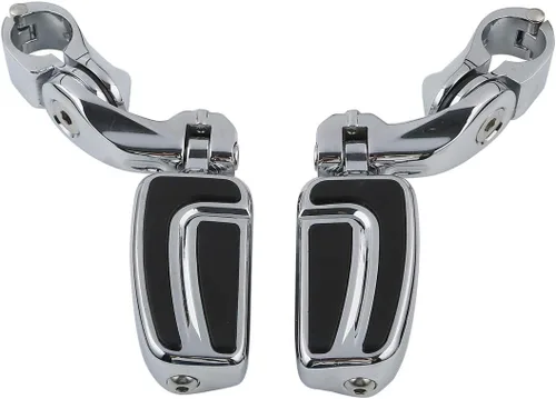 Vista 15 de XFMT - Estribos de color negro mate para motocicleta, 1.25 pulgadas, incluye kit de montaje