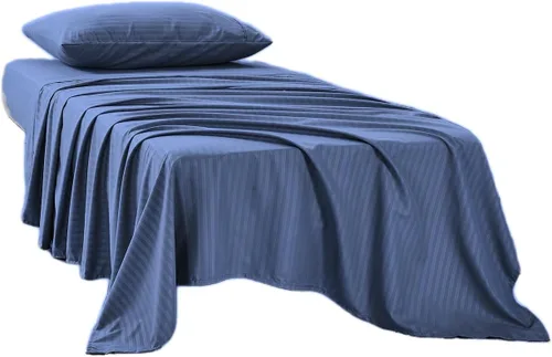 Vista 33 de Kingnex Sábanas a rayas para sofá cama de 36 x 72 pulgadas, tamaño individual para sofá cama, microfibra suave de doble cepillado 1800, 3 piezas