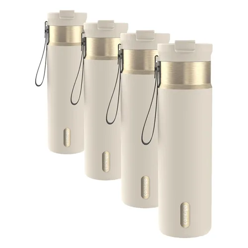 Vista 21 de Contigo DualSip - Botella de agua de acero inoxidable con aislamiento al Abismo Bronce