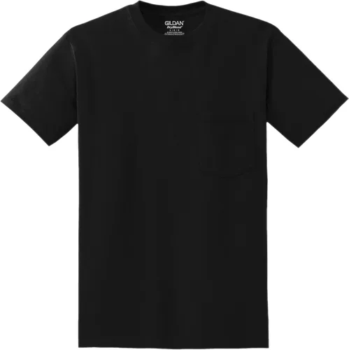 Vista 6 de Gildan DryBlend - Camisetas de trabajo para hombre con bolsillo, 2