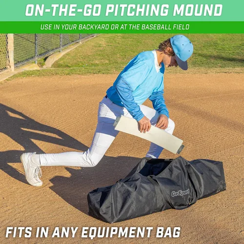 Vista 4 de GoSports Baseball & Softball Pitching Mound Rubber - 24" and 18" Sizes