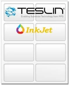 Vista 3 de Papel sintético para impresoras en el hogar., Full Sheet InkJet Teslin® (hoja completa) inkjet teslin