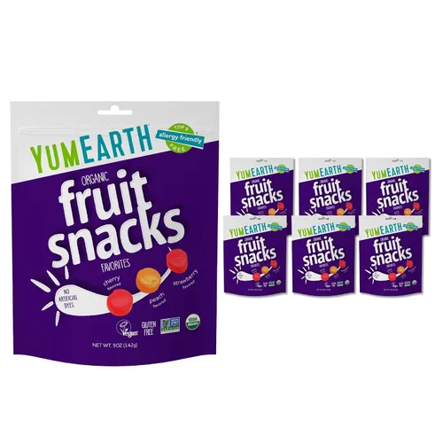 Vista 11 de YumEarth - Caja de botanas de frutas orgánicas, 0.7 oz (paquete de 10)