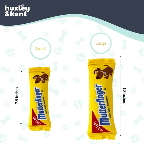Vista 6 de Huxley & Kent Juguete Divertido para Perros con Chirriador – Juguetes de Felpa Power Plush con Sonido para Perros Pequeños, Medianos y Grandes