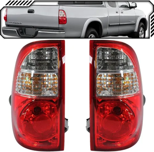Vista 2 de EPIC LIGHTING Par de luces traseras de freno trasero estilo OE compatible con Toyota 05-06 Tundra cabina de acceso regular