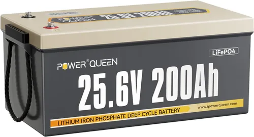 Vista 14 de Power Queen 12.8 V 50 Ah Batería LiFePO4 de actualización, celdas de batería de litio de grado A con BMS de 50 A, hasta 15000 ciclos, portátil