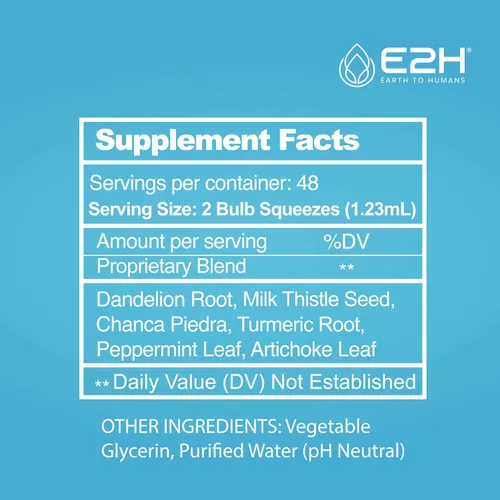 Vista 5 de Suplemento para el hígado totalmente natural, suave limpieza y desintoxicación del hígado, revitaliza tu hígado y tu salud, fórmula líquida muy