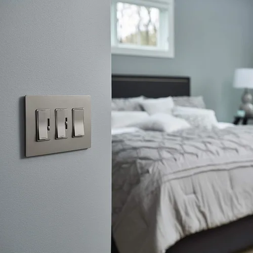 Vista 6 de Legrand - Pass & Seymour Interruptor de luz de 15 amperios con interruptor de palanca de pared, interruptor de luz de palanca unipolar de níquel