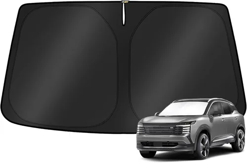 Vista 26 de KUST Parasol para parabrisas para BMW X1 F48 2016, 2017, 2018, 2019, 2020, 2021, 2022, accesorios de ajuste personalizado, parasol plegable