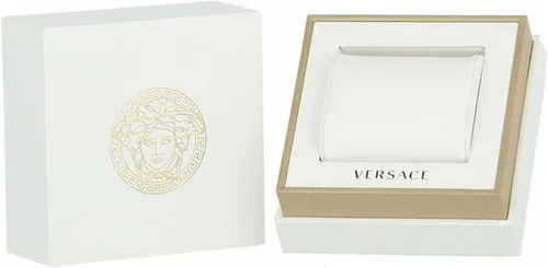 Vista 2 de Versace Reloj de seguridad para mujer verde 1.339 in VEPN00820, Oro, Pin de seguridad