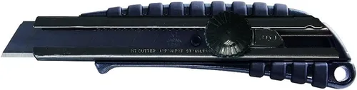 Vista 18 de NT Cutter - Cuchillo multiusos de agarre de aluminio fundido a presión de serie Premium Evolution PMG con bloqueo automático, hoja negra extra