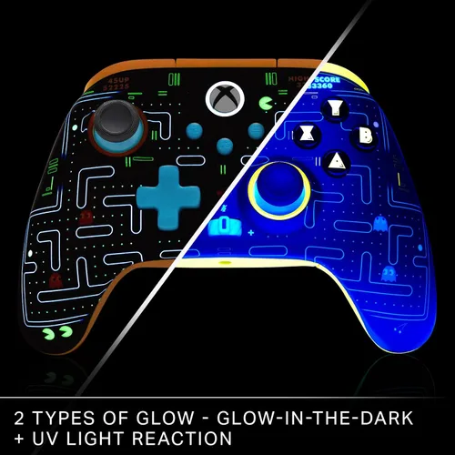 Vista 2 de PowerA Wireless Controller for Xbox Series XS - PAC-MAN SE, hall effect thumbsticks, low latency wireless, officially licensed, works with Xbox One