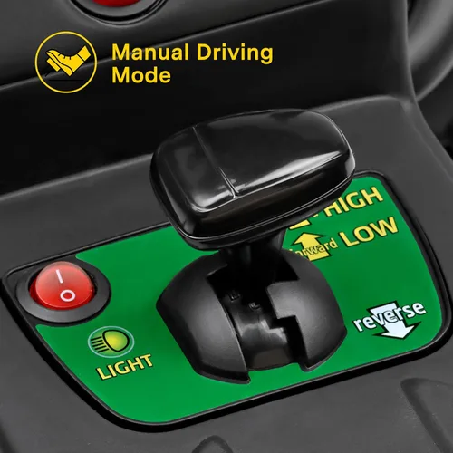 Vista 10 de Peg Perego John Deere Farm Power 12 Volt Tractor de juguete montable con remolque y control remoto