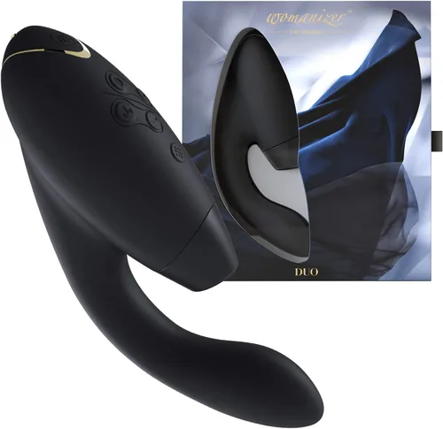 Vista 7 de Womanizer Duo 1 Vibrador de succión de clítoris para mujeres Juguete sexual para adultos con succión vibratoria Estimulador de clítoris y punto