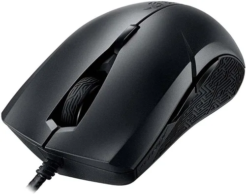 Vista 7 de ASUS Ratón óptico ambidiestro para juegos – ROG Strix Evolve Ratón para juegos con cable para PC 7200 DPI, interruptores Omron 4 estilos