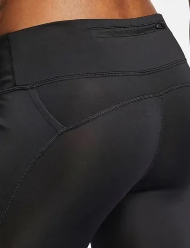 Vista 5 de Nike Fast - Leggings cortos de tiro medio para mujer, color negro