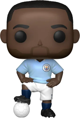 Vista 4 de Funko Fútbol POP: Manchester City - Raheem Sterling, Multicolor
