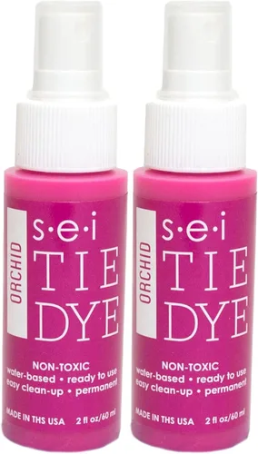 Vista 21 de S.E.I. Botella de Spray de Tie Dye del 4 de Julio: 2oz. Spray de Tinte para Tela No Tóxico, Tinte Permanente para Ropa DIY, Un Paso, Suministros