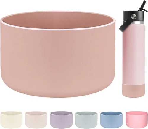 Vista 32 de HEYSKAY Protective Flask - Bota de silicona de 12 a 40 onzas para botella de agua Hydro Flask, y compatible con Stanley Tumbler, Yeti, Simple