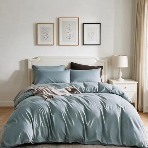 Vista 15 de CLOTHKNOW juego de edredón blanco de tamaño queen con volantes, ropa de cama de estilo granja, juegos de edredón shabby chic para todas las Volantes