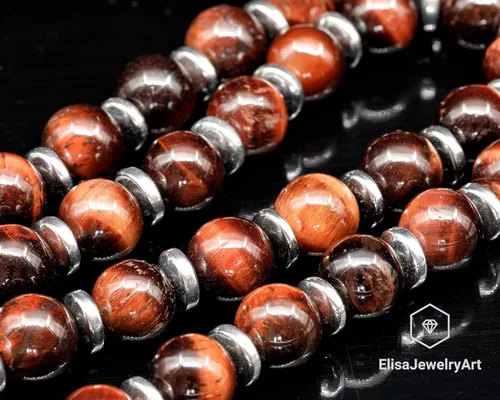 Vista 112 de Colgante de corazón de aventurina natural, Collar de cuentas de aventurina genuina, Collar de piedra verde, Collar de piedras preciosas, Cuentas