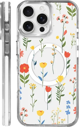 Vista 112 de Funda para iPhone 13 Pro, transparente con bonito patrón de tiburón azul, compatible con Magsafe funda protectora suave para mujeres y niñas (blanco)