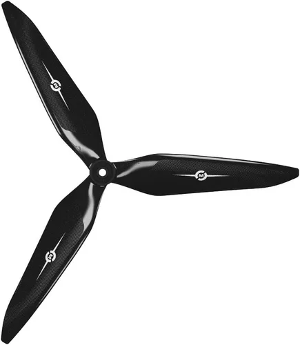 Vista 11 de Master Airscrew 3X Power Series 6x5 3-Blade Hélice - Negro - Normal/Tractor/CCW - Cinelifter, Heavylifter, X Class, Beast Class, Giant Drone Racing