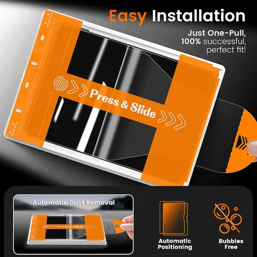 Vista 4 de PandaShield Paquete de 2 protectores de pantalla de privacidad de fácil instalación para iPad Air [11 pulgadas] M4/M3/M2 (2026/2025/2024)