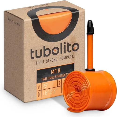 Vista 8 de Tubolito Tubo-MTB 27.5 y 27.5 pulgadas/29 pulgadas x 1.8-2.5 pulgadas, tubo de válvula Presta de 1.654 in Ligero, fuerte y compacto Protección