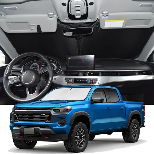 Vista 222 de Parasol para Toyota 4Runner 2010-2024 2025 - Cubierta de Parasol para Parabrisas - Sombra de Ventana Frontal de 4 Capas para 4-Runner de Ajuste
