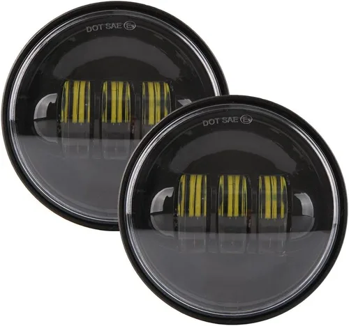 Vista 6 de XPCTD Luces LED de paso de 4.5 pulgadas 4-1/2 conducción antiniebla luces auxiliares para Electra Glide Road King Ultra Classic 2005 2006 2007 2008