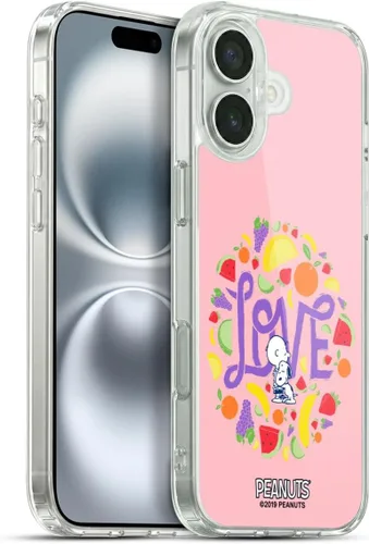 Vista 122 de Head Case Designs Funda de gel suave con licencia oficial de Peanuts Charlie y Snoopy Naturally Sweet compatible con Apple iPhone 7 Plus/iPhone 8