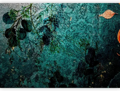 Vista 12 de artgeist Mural de pared Flores Whitee de 79 x 55 pulgadas, papel tapiz no tejido XXL, decoración de pared de vellón, impresión fotográfica, diseño
