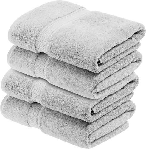 Vista 138 de BNM Toallas de Algodón Egipcio de Peso Pesado, Ideales para Baño, Ducha, Spa, Hotel, 800 GSM, Toallas Faciales/de Aseo, Toallas de Mano, Toallas