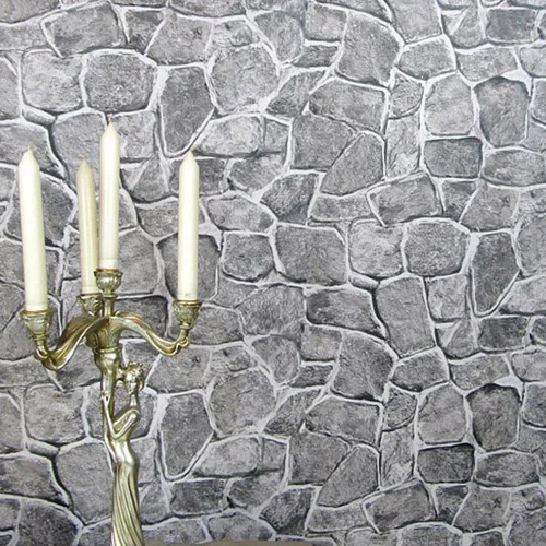 Vista 9 de SimpleLife4U, papel decorativo, papel de contacto, de vinilo, revestimiento para paredes de living, estantes, adhesivo, color gris roca, 17.7