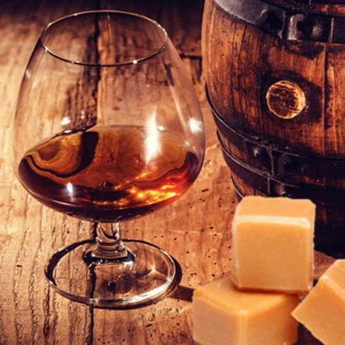 Vista 2 de Aceite de fragancia Bourbon & Butterscotch (nuestra versión de la marca) (botella de 1 onza) para hacer velas, hacer jabón, fabricación de tartas