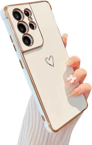 Vista 65 de ZTOFERA Funda diseñada para Google Pixel 7a, bonito diseño de corazones de amor con borde chapado y protección de lente de cámara, para Google Pixel