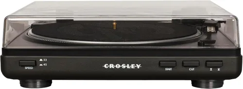 Vista 10 de Crosley KT400A-BK - Tocadiscos Bluetooth de 2 velocidades totalmente automático con altavoces estéreo S100A, color negro