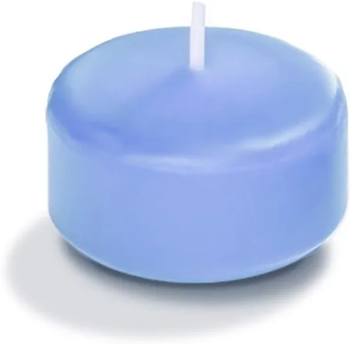 Vista 90 de yummi Caja de 120 velas flotantes marfil de 1.75