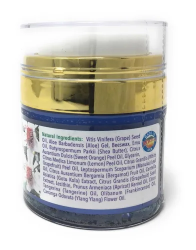 Vista 2 de Montana Emu Ranch - Crema Facial Equilibrante Tarro de 1 onza - Mejorado con Aceite de Emu Puro - Compatible con la mayoría de los tipos de piel