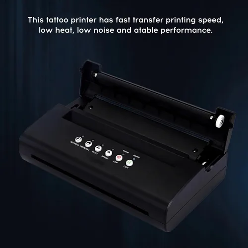 Vista 4 de Tattoo Transfer Stencil Machine Printer Drawing Thermal Maker Copier Line Printing