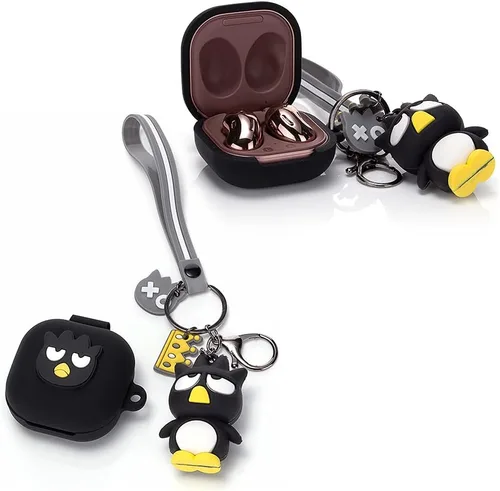 Vista 9 de Funda para Samsung Galaxy Buds FE(2023) / Buds2 Pro (2022) / Buds 2 (2021) / Buds Pro (2021) / Buds Live (2020) auriculares con cordón para muñeca