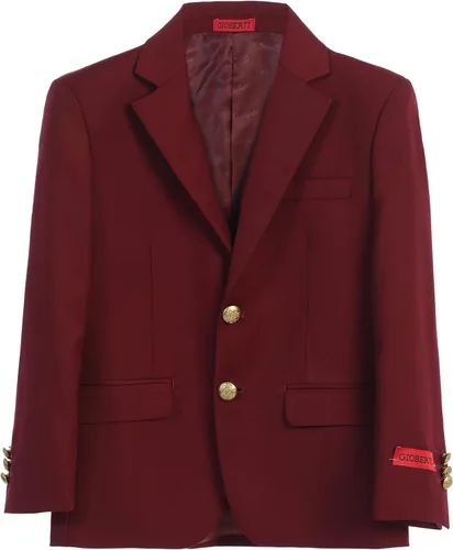 Vista 7 de Gioberti Boys Formal Blazer Jacket, Fully Lined Single Breasted Suit Coat Negro