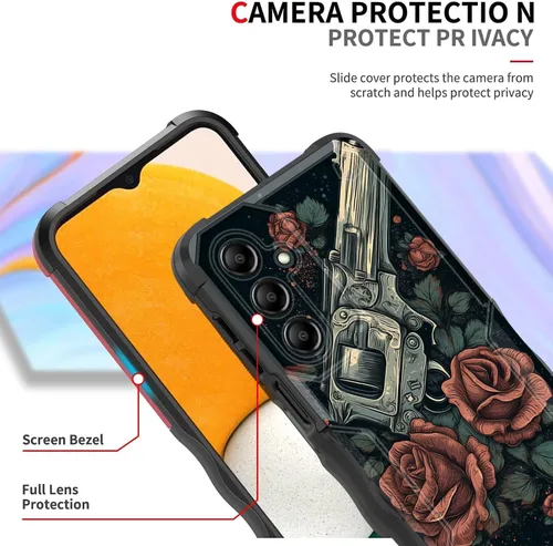 Vista 541 de Funda para Galaxy A14 5G, [Doble Capa][Protección contra Caídas de Grado Militar de 10 Pies] [Antideslizante] Funda Resistente a Prueba de Golpes