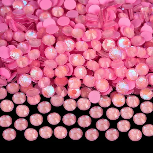 Vista 20 de Diamantes de imitación de cristal con parte trasera plana, gemas luminosas, 1440 unidades de diamantes de imitación de cristal no termoadhesivos